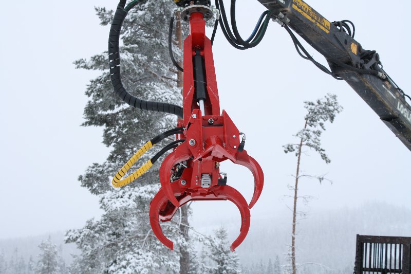 Kácecí hlavice pro hydraulické ruky