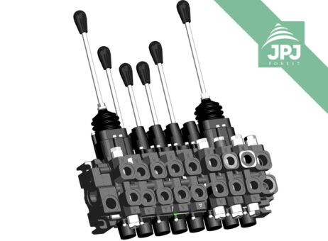 2-pákový hydraulický rozvaděč 2+4 XY