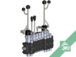 2 – pákový hydraulický rozvaděč XYZ